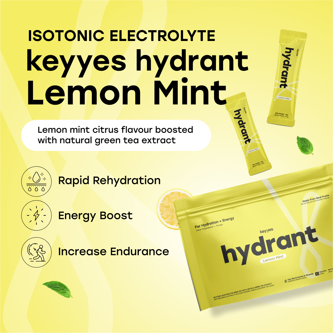 NEW hydrant Lemon Mint for Hydration + Energy