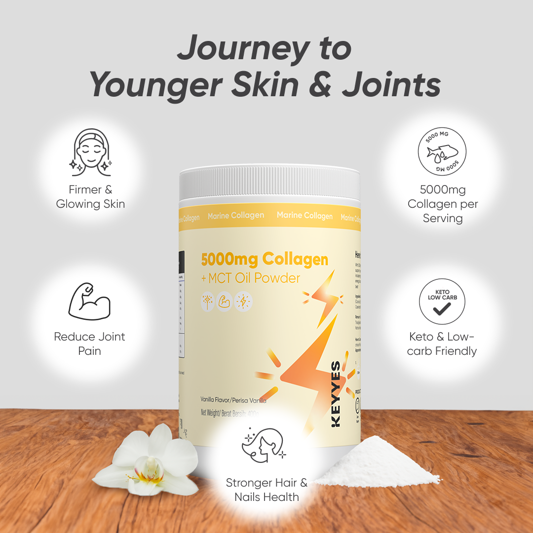 [Buy 3 Free 1] 5000mg Collagen with MCT Oil