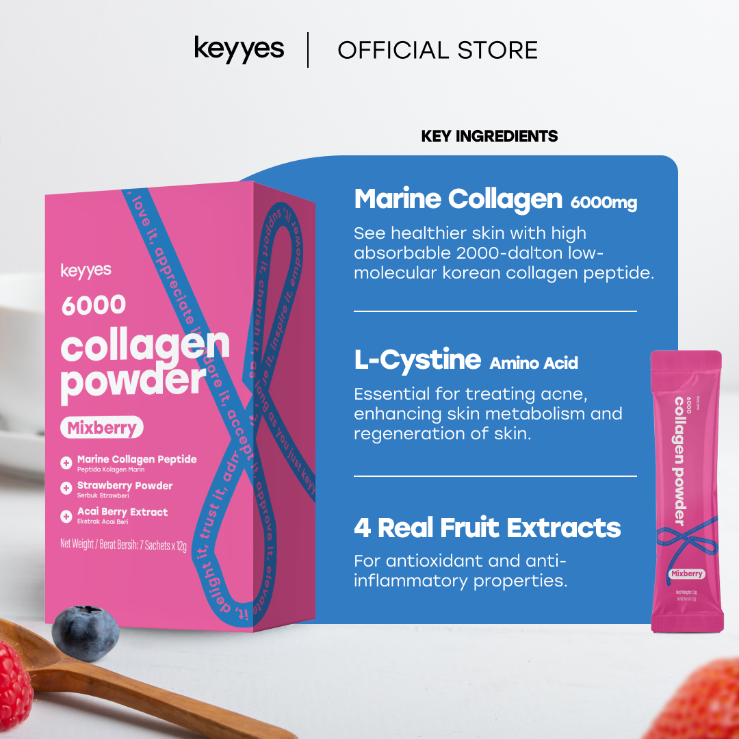 [INTRO OFFER] keyyes Collagen Mix Flavour Starter Kit (14's)